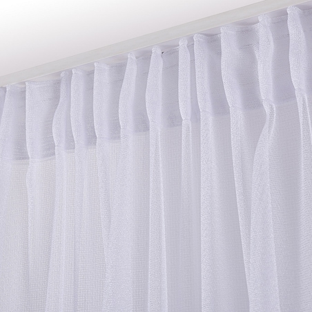 Firana na taśmie 300x245 biały