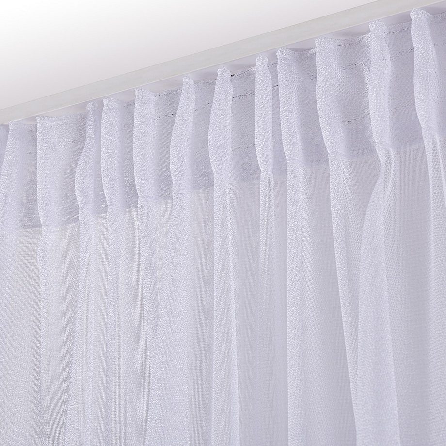 Firana na taśmie 300x245 biały