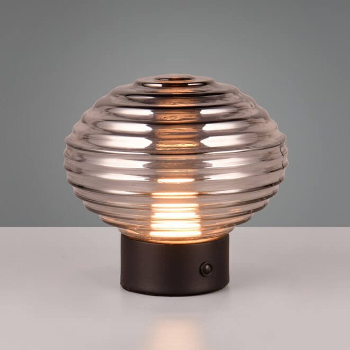 Dotykowa lampa stołowa Earl R57771154 RL Light LED 2W 3000K czarna szara