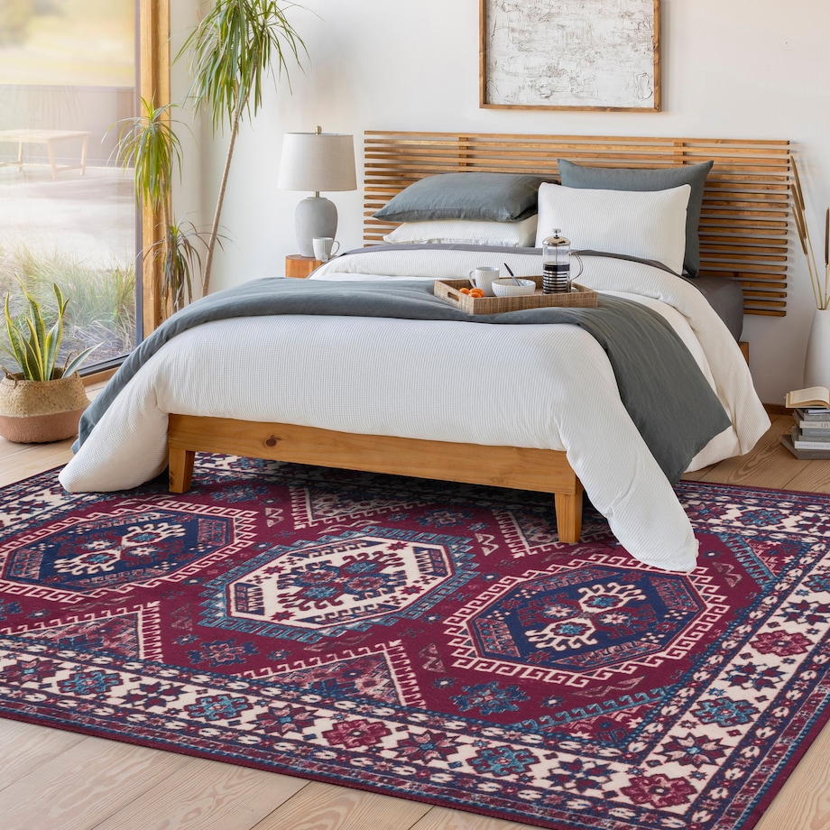 Dywan Klasyczny Sereno 200x300 cm Velvet Bordowy