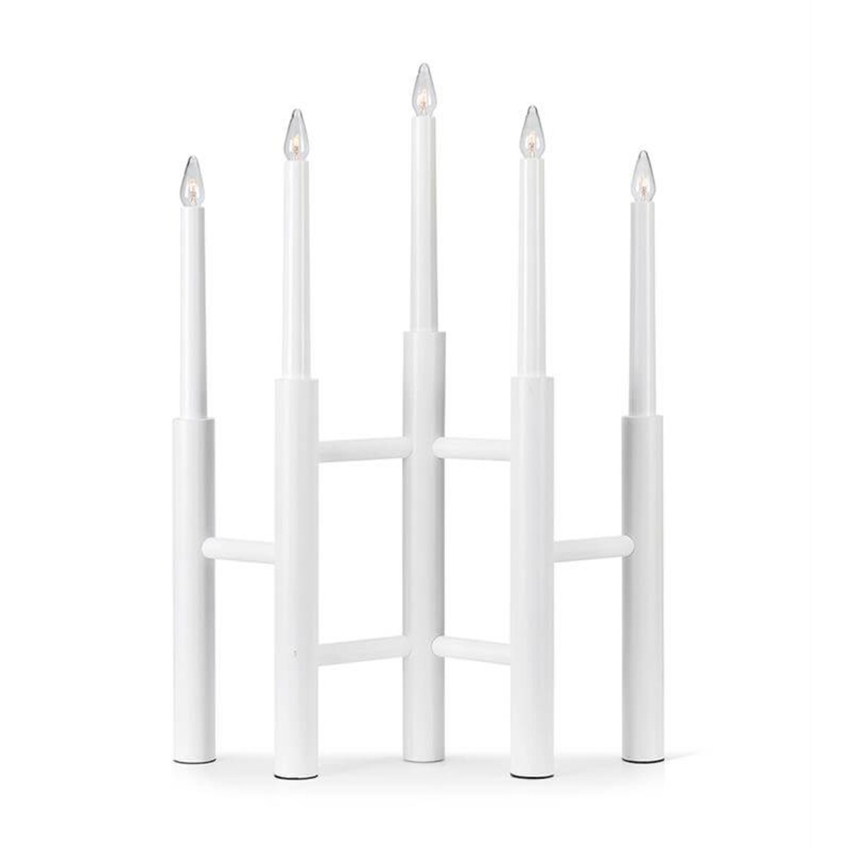 Świecznik stołowy biały Cassiopeia dekoracyjny biały