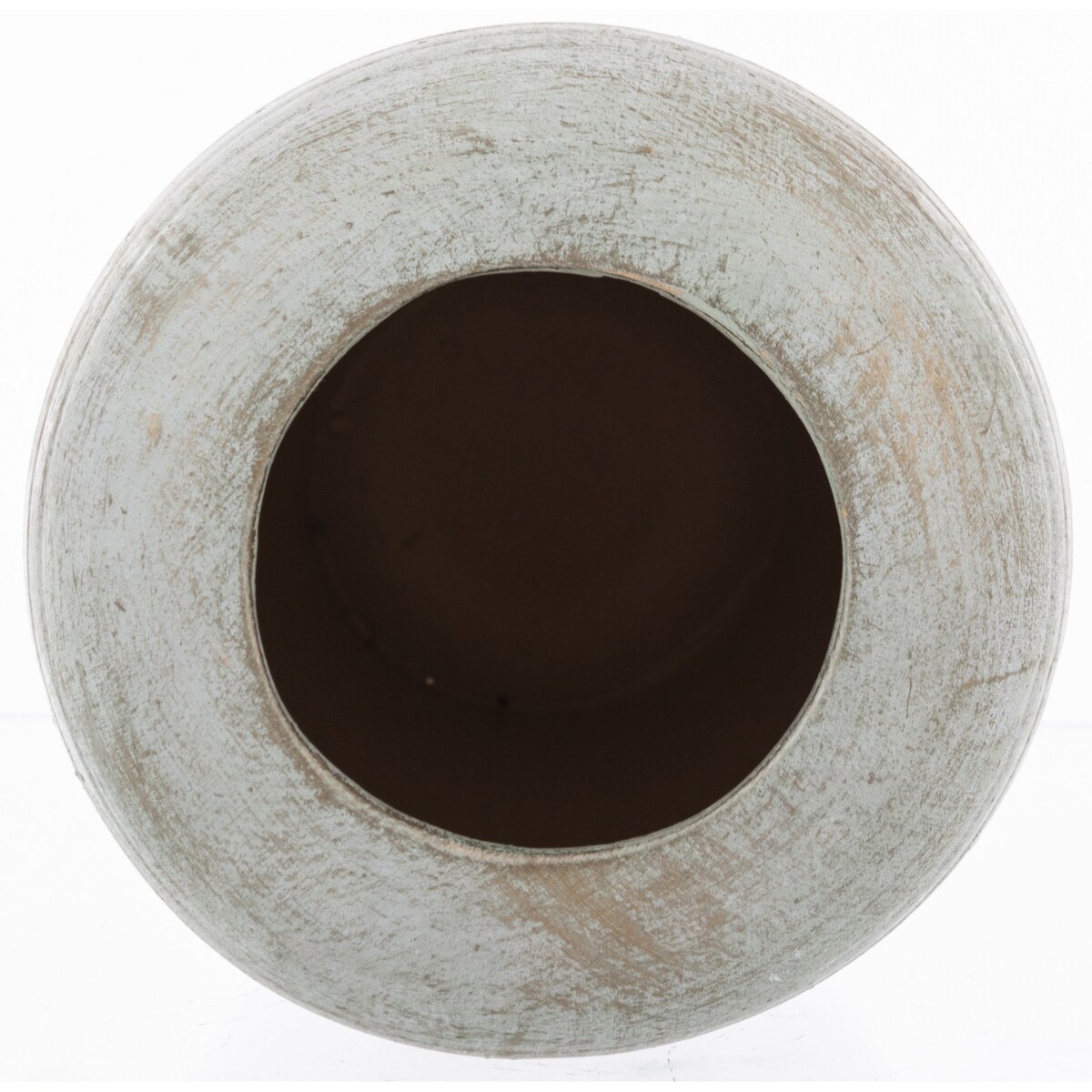 Wazon ceramiczny niebiesko-biały 25x12x12 cm SASSARA wysoki