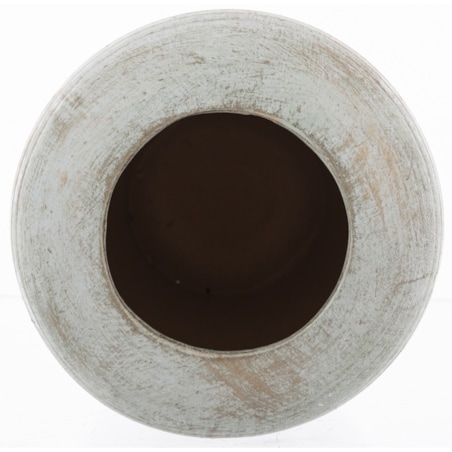 Wazon ceramiczny niebiesko-biały 25x12x12 cm SASSARA wysoki