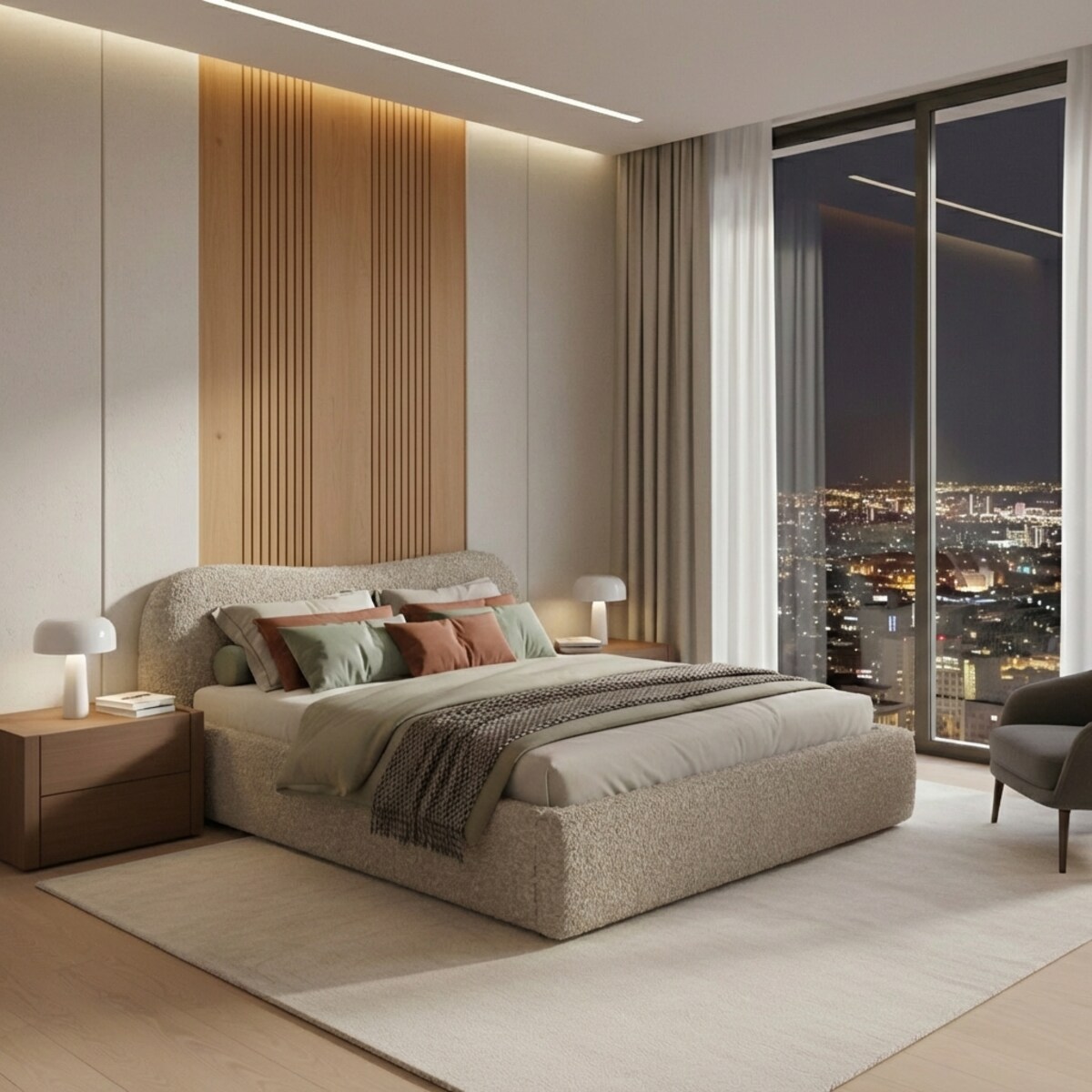 Łóżko Tapicerowane Milano 140X200 Stelaż Pojemnik Na Pościel Loop 06