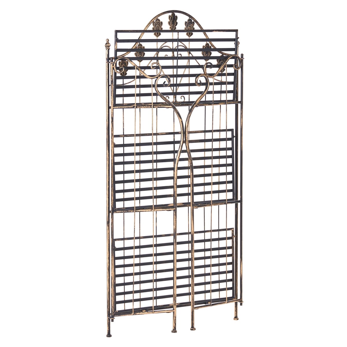 Regał VISANO Metal 59 cm 30 cm Czarny