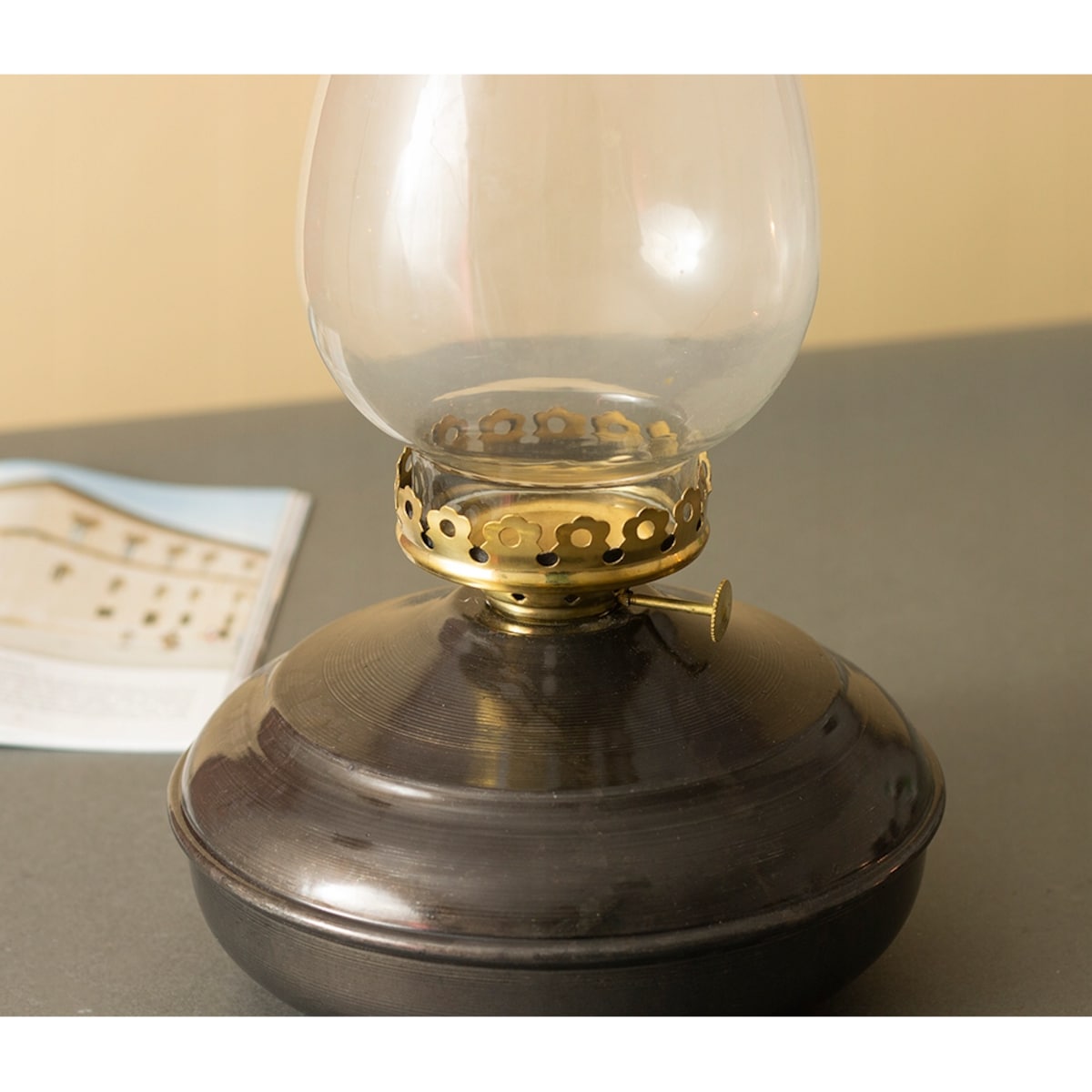 ŚWIECZNIK tealight OLJA brązowy wys. 45cm