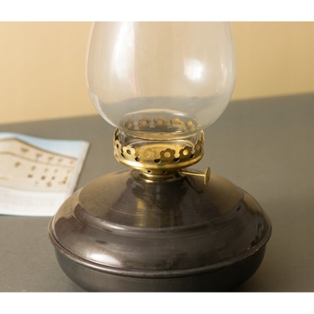 ŚWIECZNIK tealight OLJA brązowy wys. 45cm