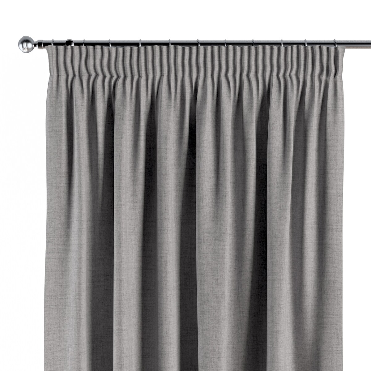 Zasłona na taśmie marszczącej 1 szt. 130x245 szarobeżowy melanż