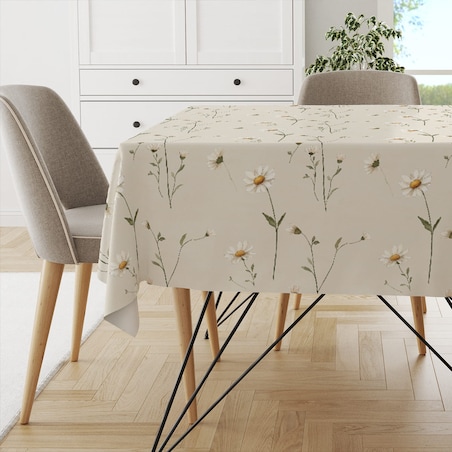 Obrus SPRING wzór SP25 | stokrotki - 150 x 240 cm