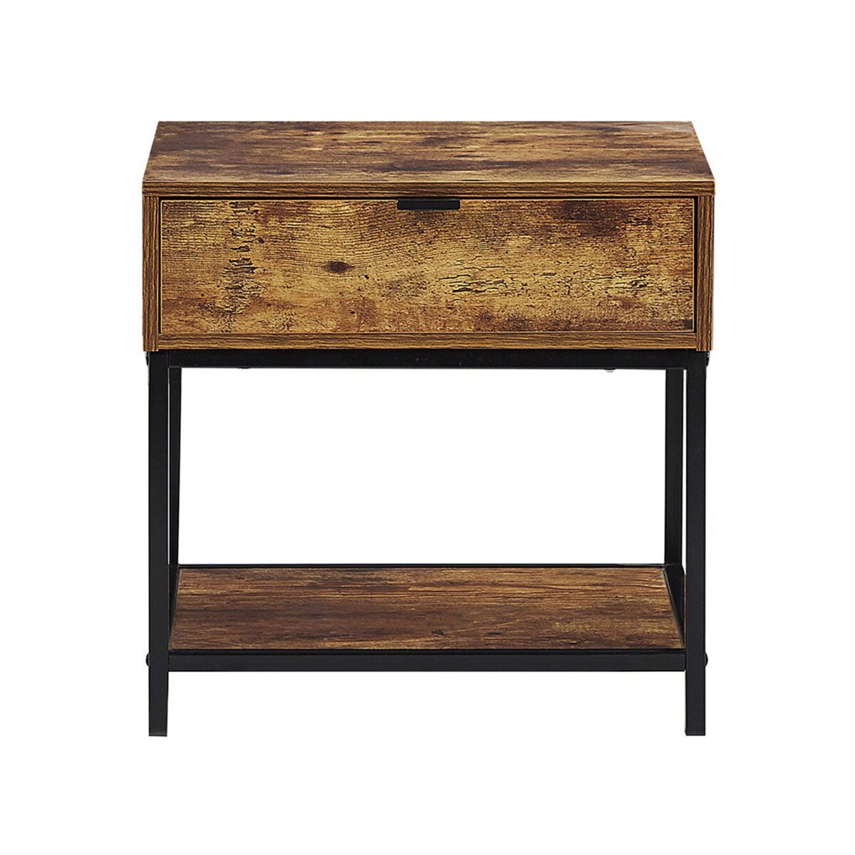 Stolik pomocniczy ciemne drewno BERKLEY