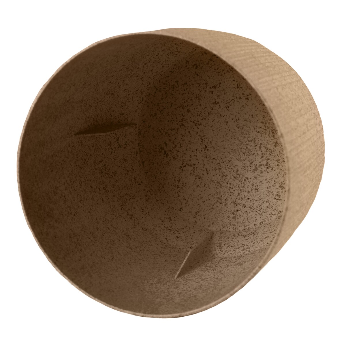 Doniczka Osłonka Domowa 12,6 Cm Ryfo Na Stół Parapet Do Domu Brązowa