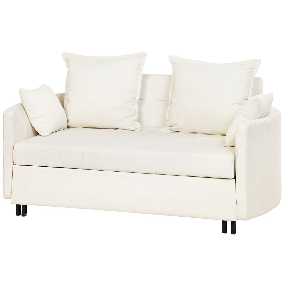 Sofa rozkładana dla 2 osób HOVIN Jasnobeżowy
