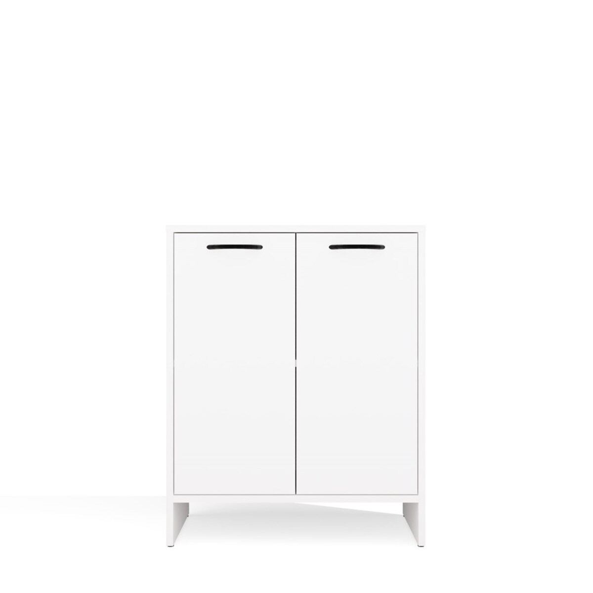 Szafka Łazienkowy Szafka NINA 2DUM BIAŁY 2 Drzwi Półki Regał Pod Umywalkę