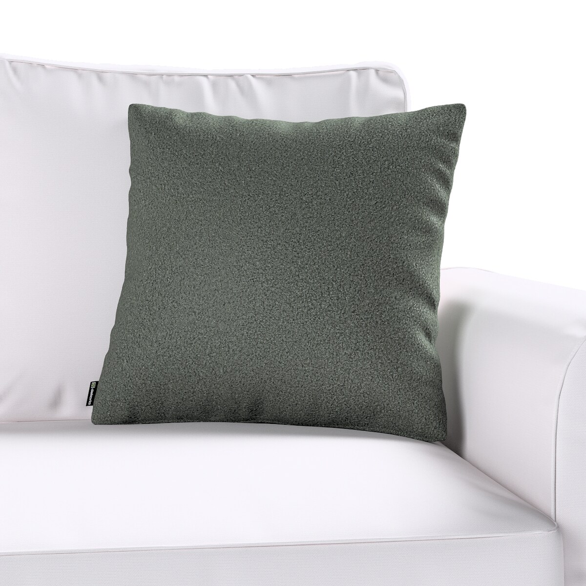 Poszewka Kinga na poduszkę 60x60 ciemno szara bukla