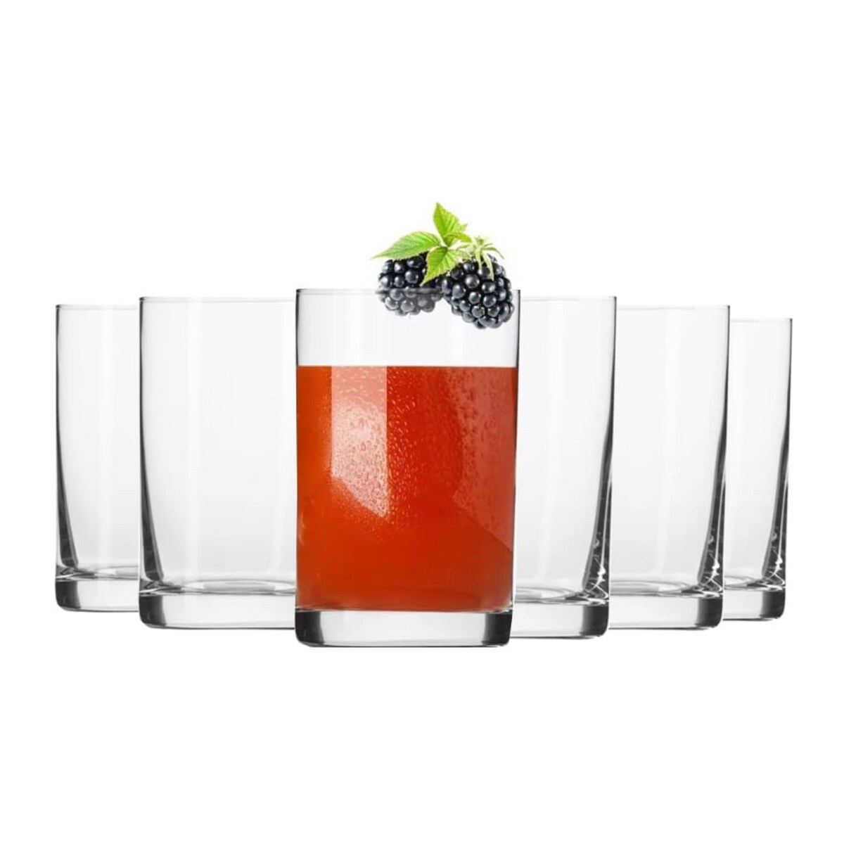 Tradycyjna Literatka Szklanka 100 ml Krosno 6 sztuk Szklaneczki Basic Prosta