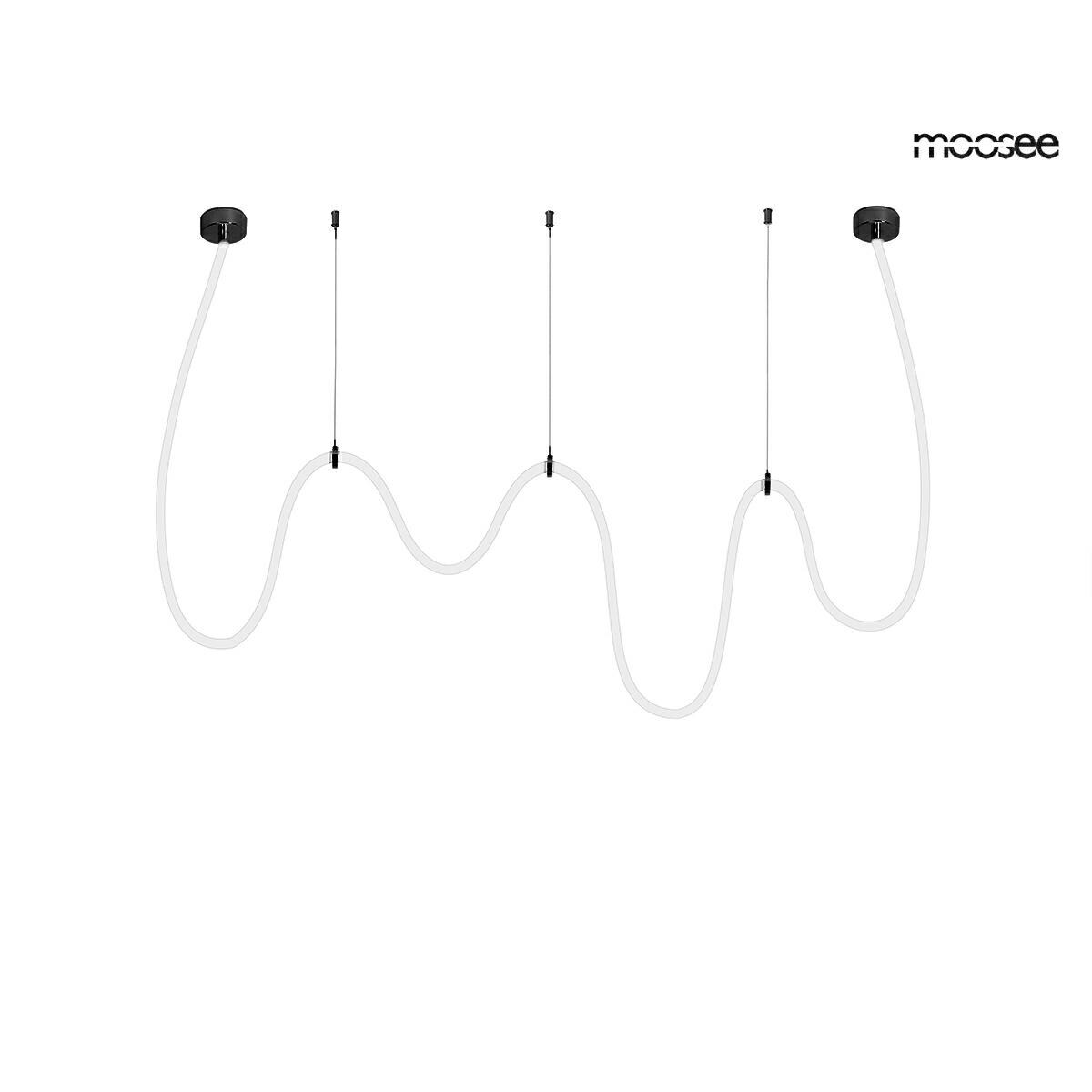 MOOSEE lampa wisząca LASSO 600 Smart czarna