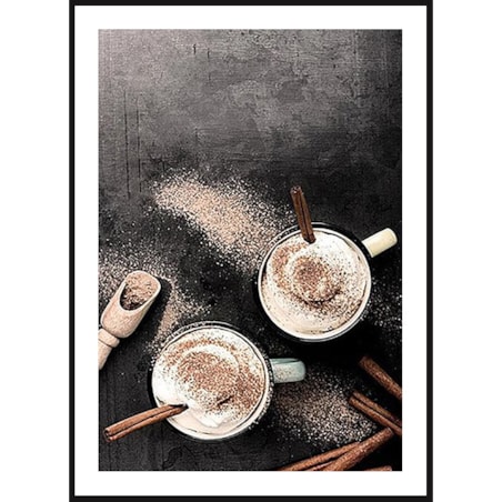 Poster Story, Plakat, Obraz - Kawa z Cynamonem, wymiary 60 x 84 cm
