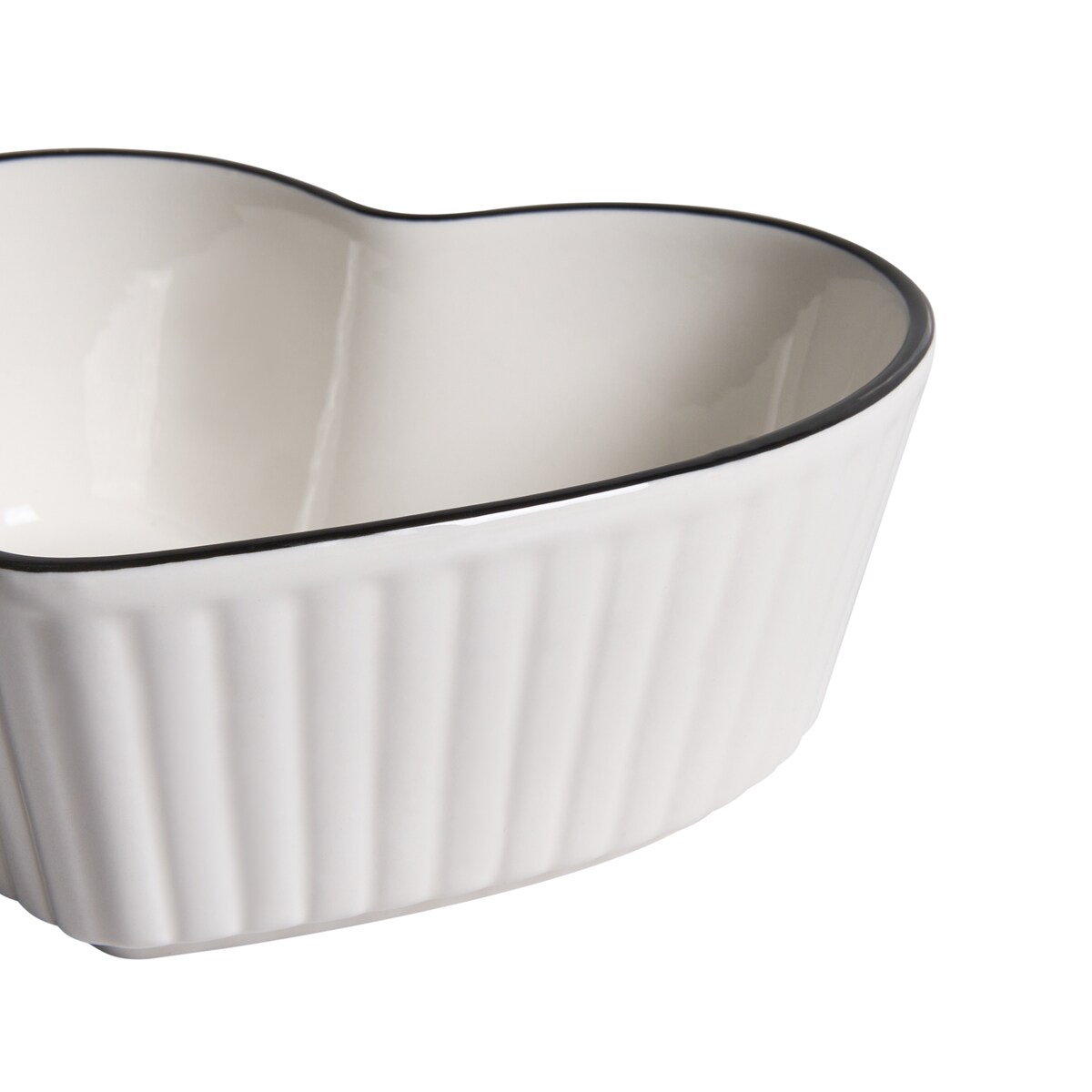 Zestaw 4 kokilek MACE Porcelana Biały
