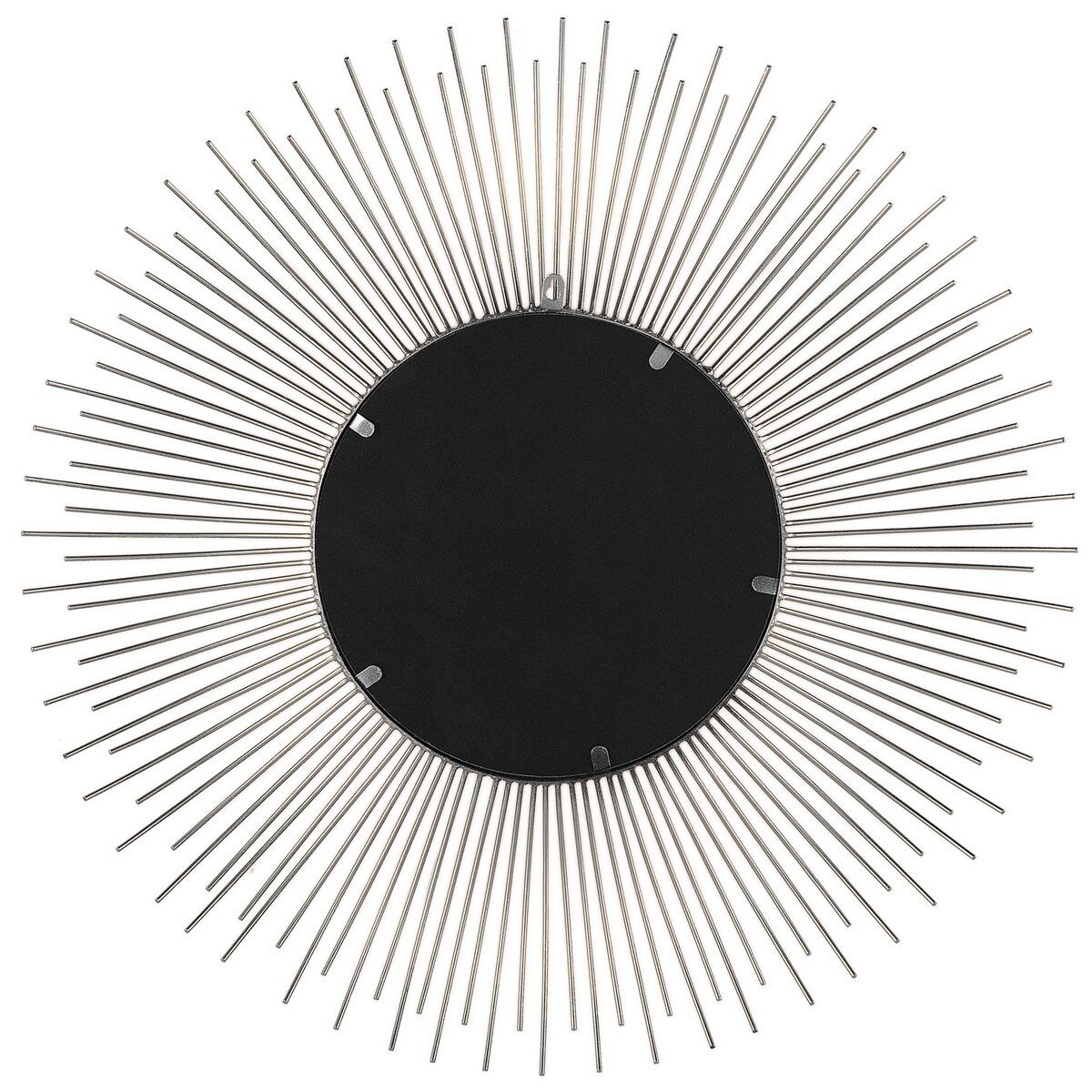 Lustro ścienne CILLY 80 cm 80 cm Metal Srebrny