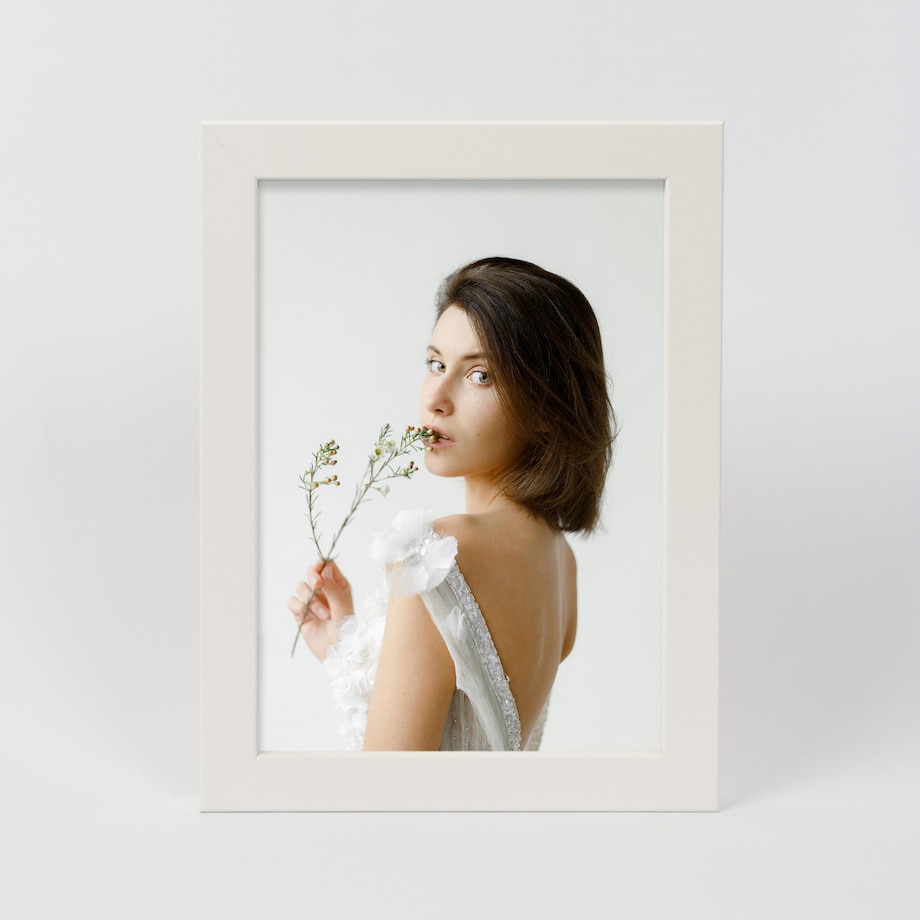 Ramka na zdjęcia 15x21 cm rama MDF biała ramki do zdjęć 21x15 cm FRAMAI®