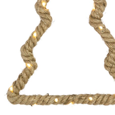 Dekoracja Świąteczna Zawieszka Na Okno 15 Led Na Baterie Choinka