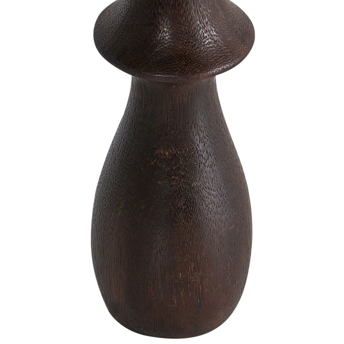 Zestaw 2 figurek dekoracyjnych Grzybek DUBLJANI Czarny/ złoty