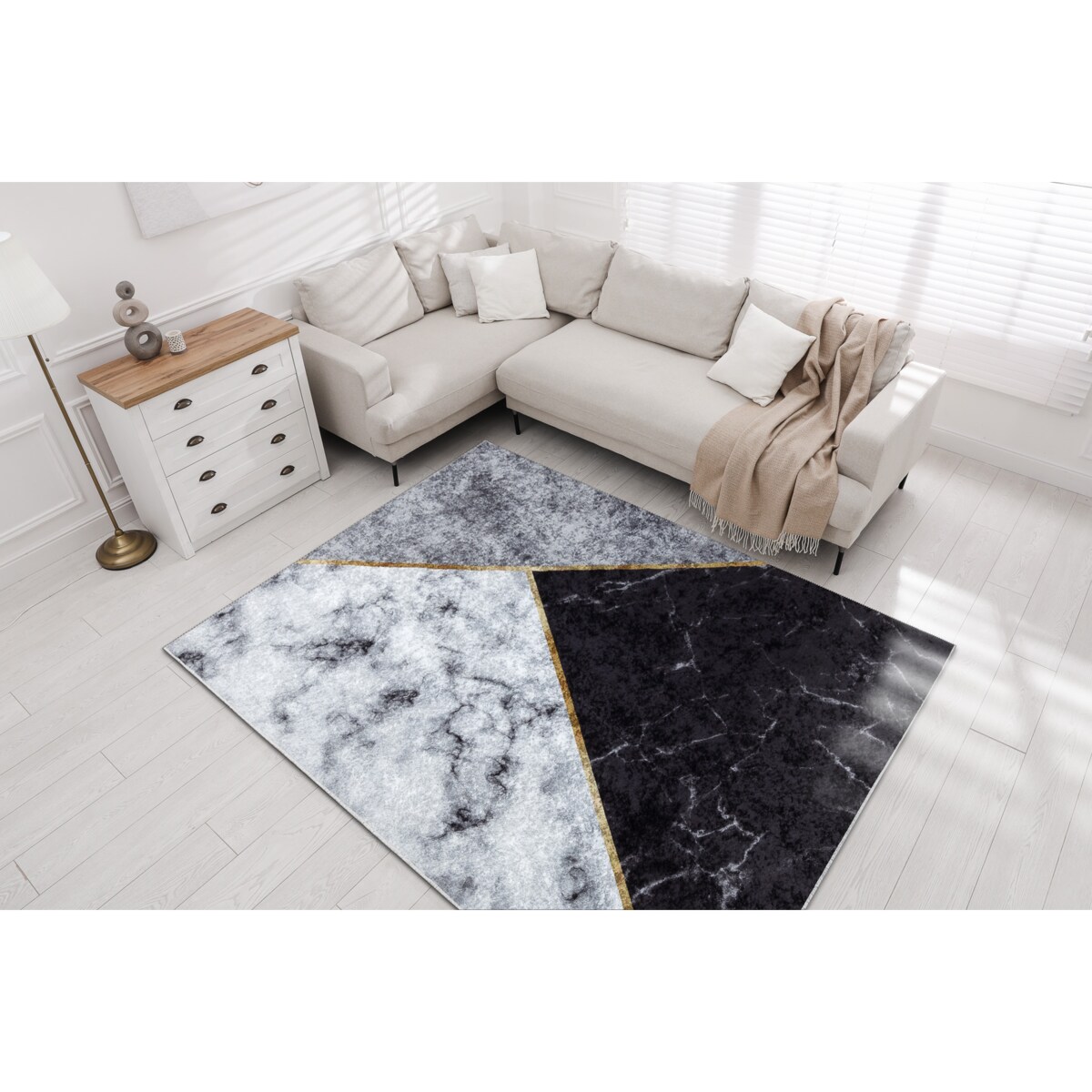 Dywan do prania MIRO 51330.804 Marmur, 160x220 cm