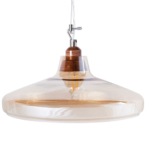 Lampa wisząca ALIKOS Szkło Złoty