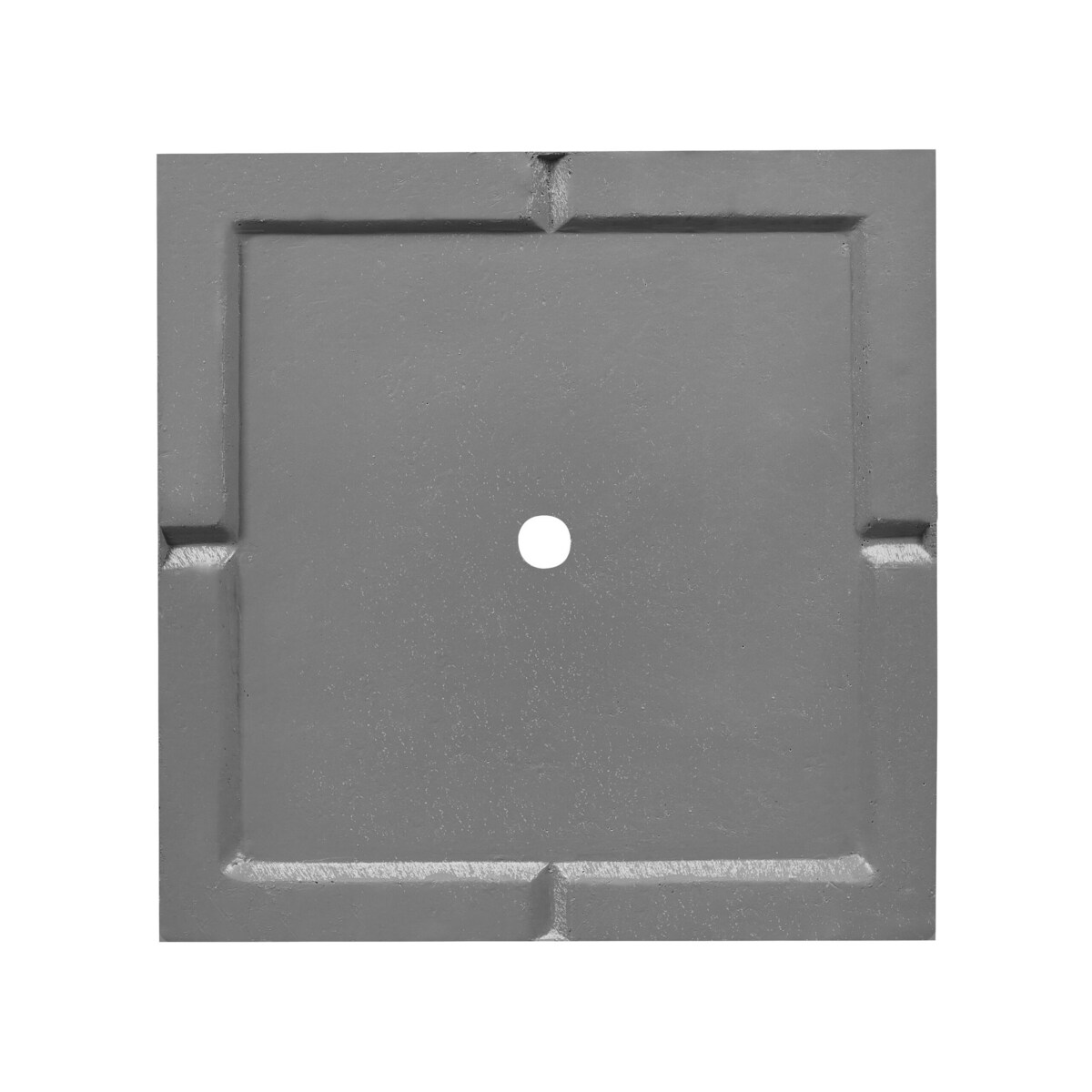 Doniczka 40 x 40 x 77 cm szara DION