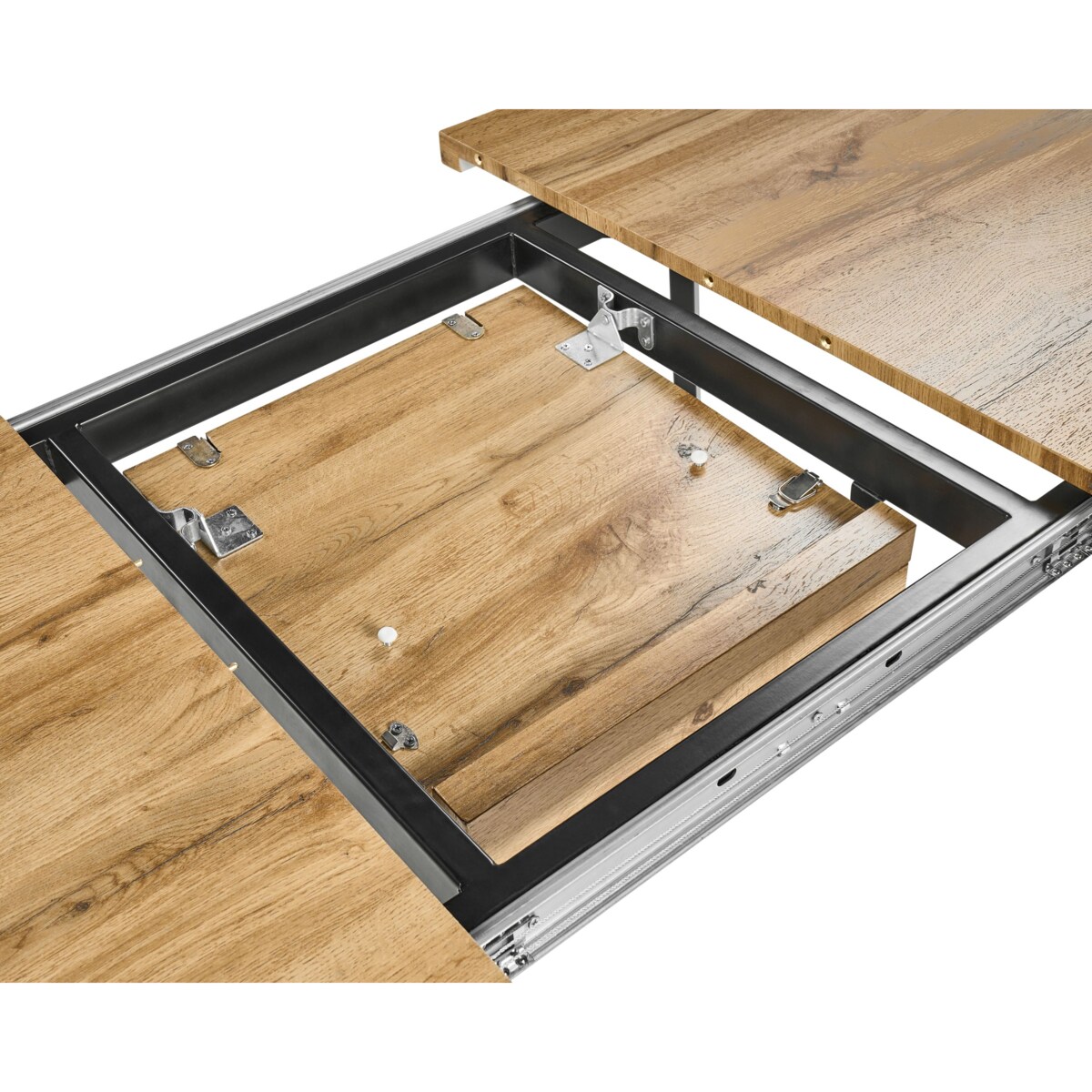 Stół do jadalni rozkładany HARLOW Brązowy 140/180 cm 90 cm