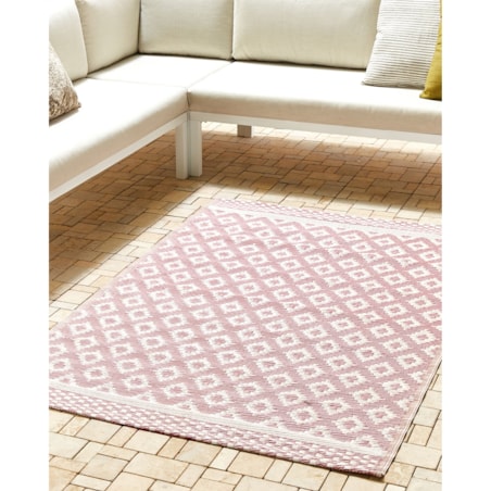 Dywan zewnętrzny 120 x 180 cm różowy THANE