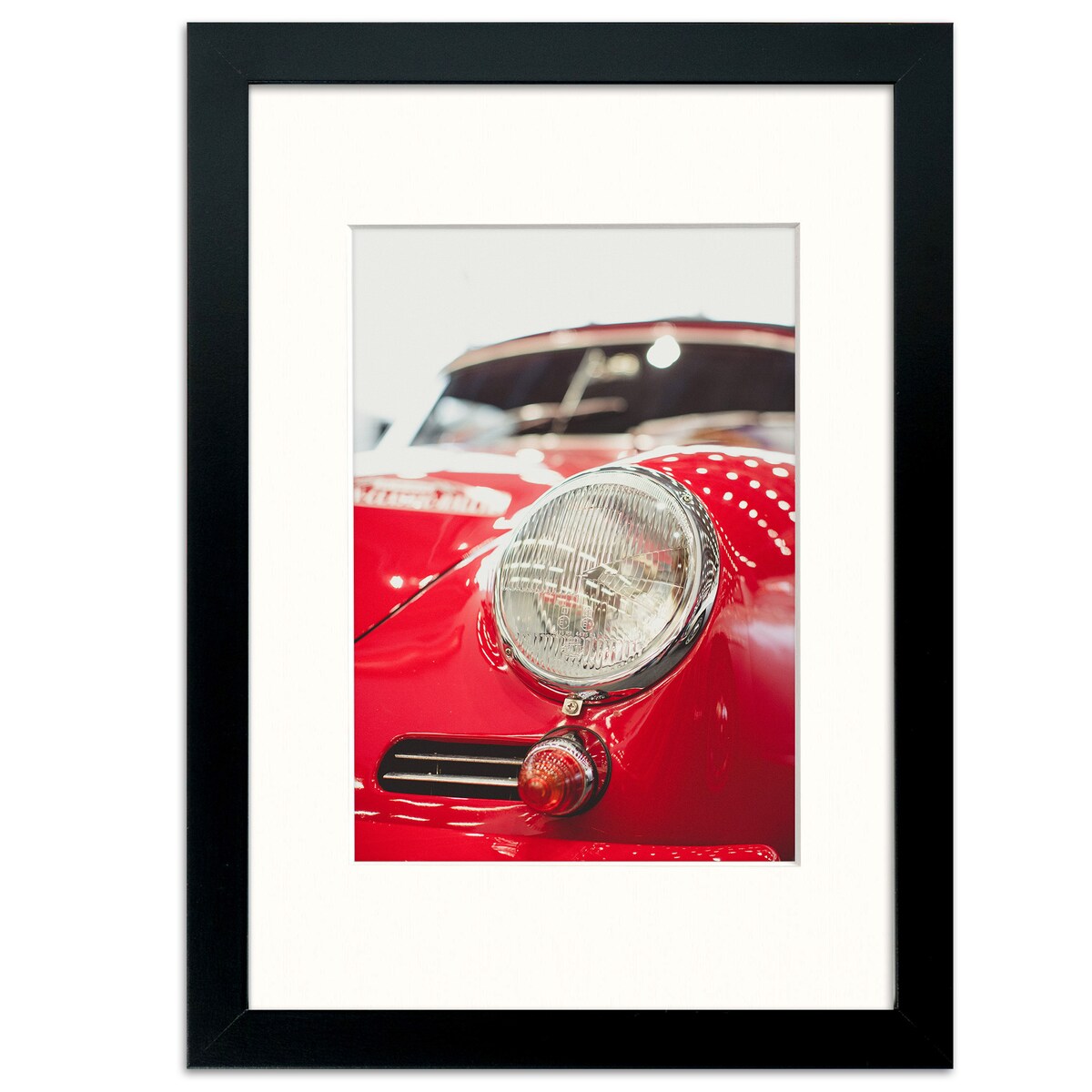 Ramka na zdjęcia 21x29.7 cm z passe partout czarna ramka z okienkiem passe partout na zdjęcie 15x21 cm FRAMAI®