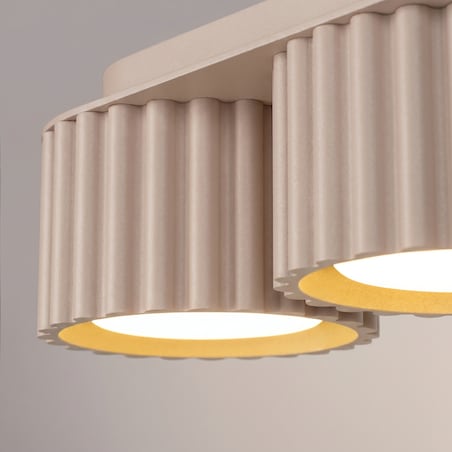 Plafon AURA 3 taupe Gx53
