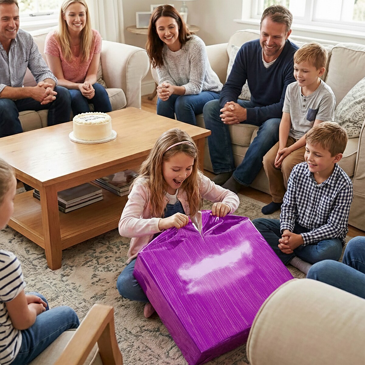 Papier Prezentowy Do Pakowania Prezentów 20 m MEGAROLKA Ozdobny Do Paczek Na Walentynki Urodziny