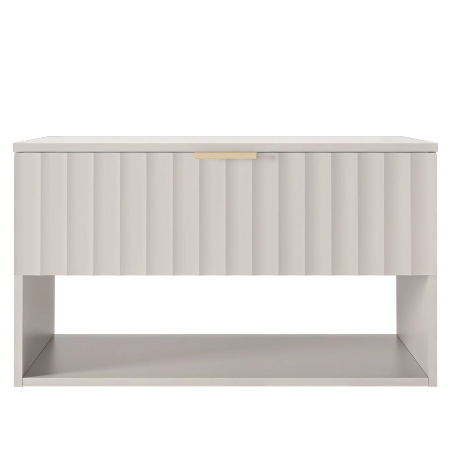 Szafka pod umywalkę z blatem 46,6x80x49,6 cm, ryflowana BADONY