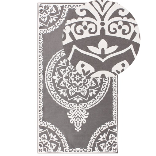 Dywan zewnętrzny KOHIMA Szary 80 x 150 cm