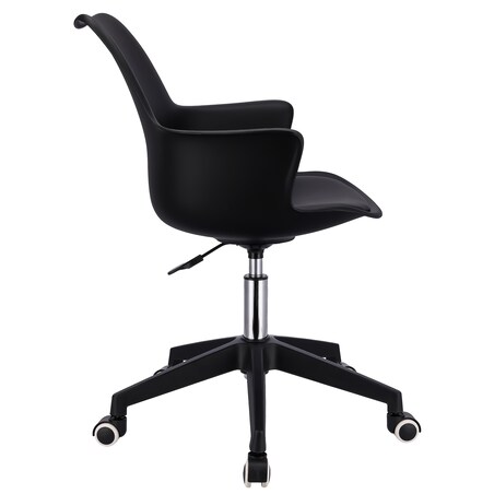 Krzesło obrotowe eleganckie INEZ czarne