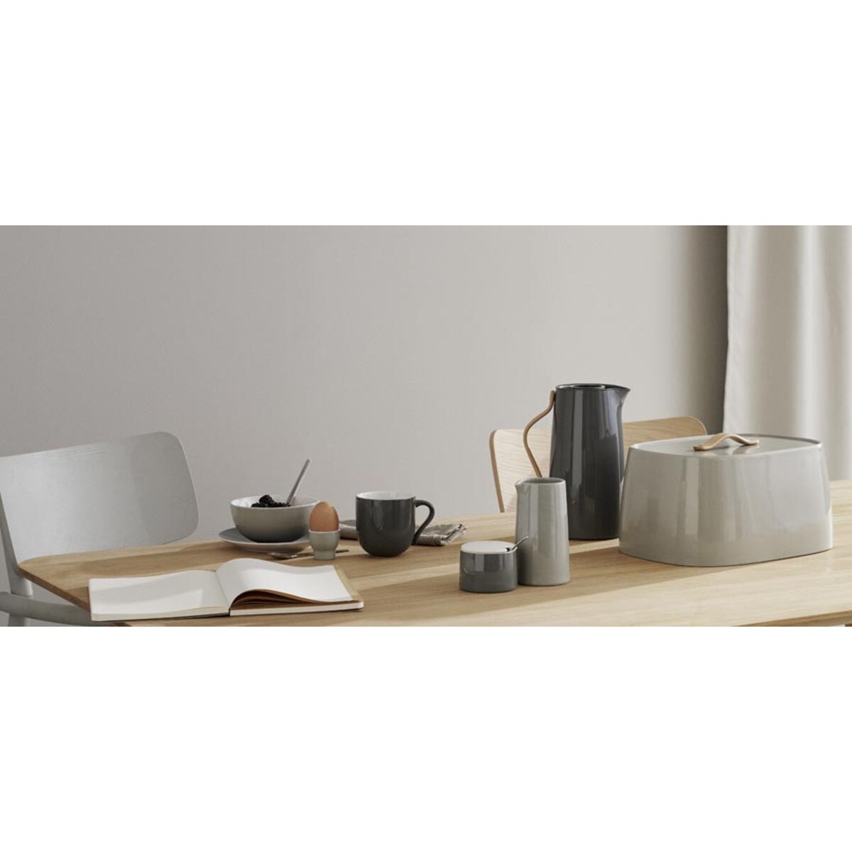 Mlecznik termiczny szary Emma,300 ml, Stelton