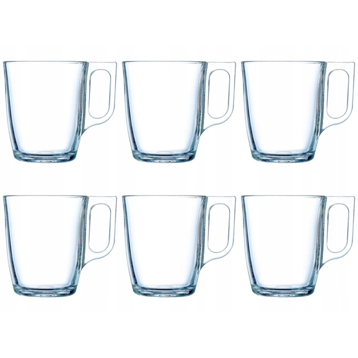 KOMPLET SZKLANKI 6x 320 ml na kawę LUMINARC nuevo