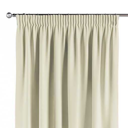 Zasłona na taśmie marszczącej 1 szt. 130x260 kremowy