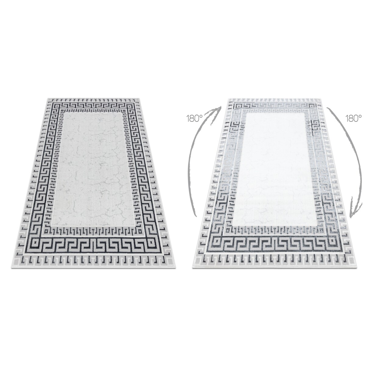 Dywan ALLURE 1960 Grecki klucz, ramka - 140x190 cm