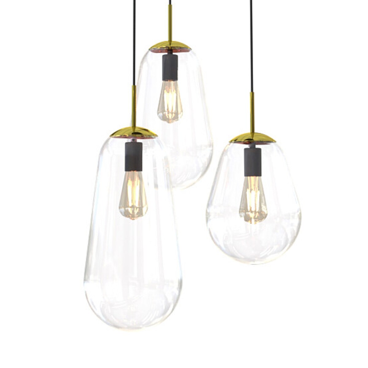 Lampa sufitowa 7794 PEAR Transparentny Nowodvorski