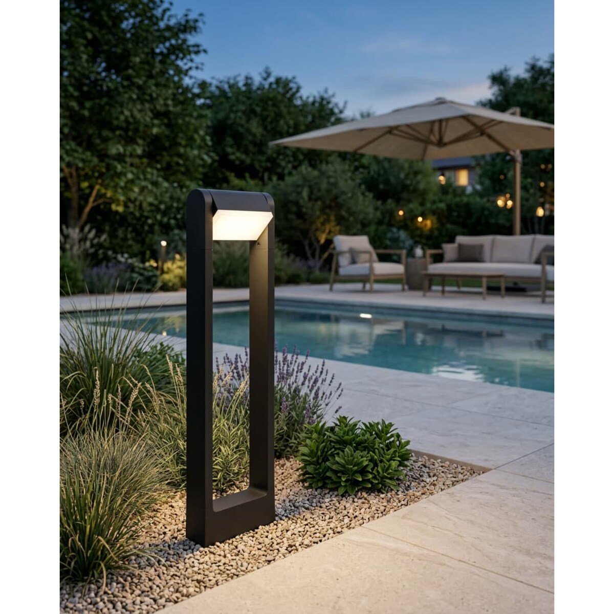 Lampa ogrodowa stojąca K-8262 z serii NOVARA