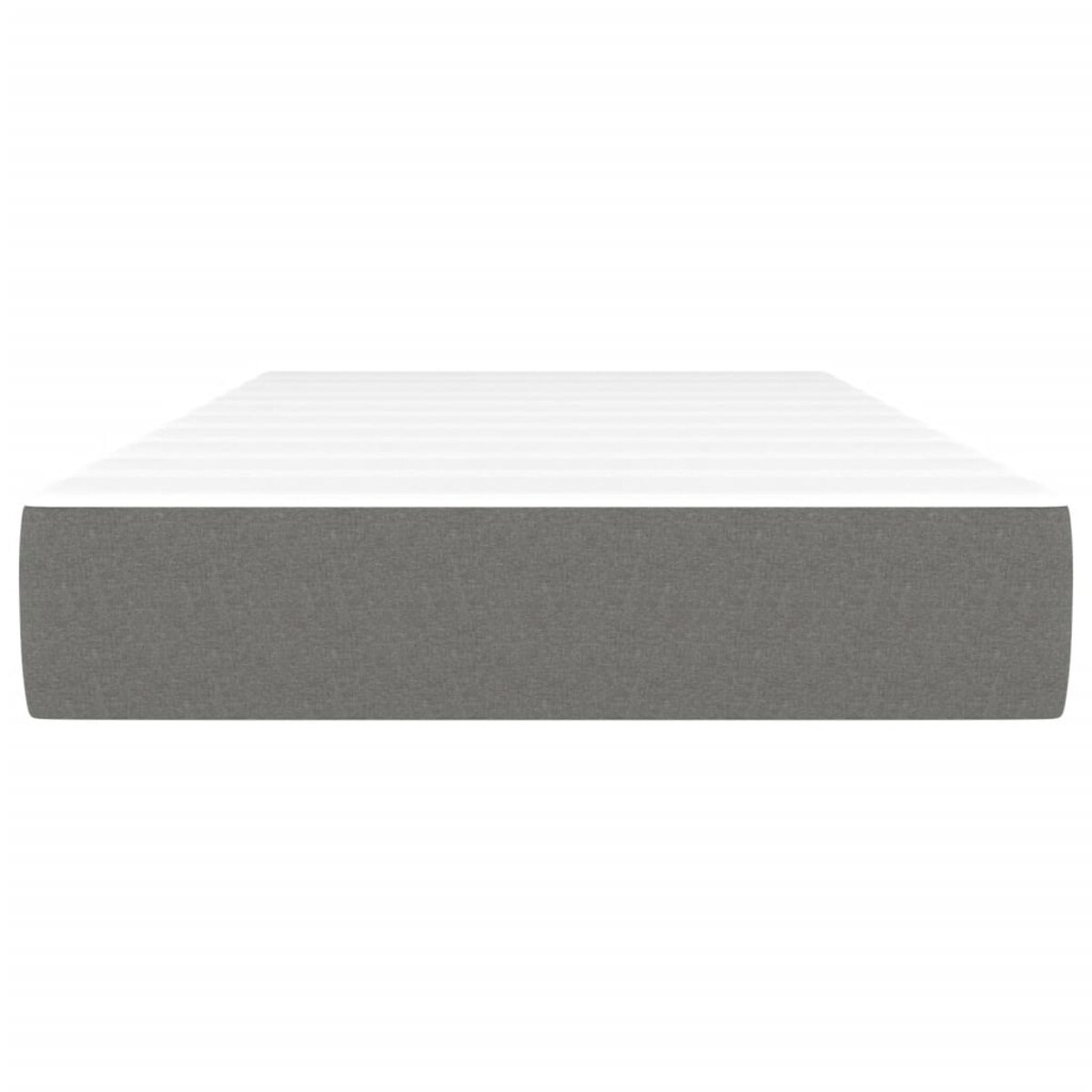 vidaXL Materac kieszeniowy, ciemnoszary, 90x200x20 cm, tkanina