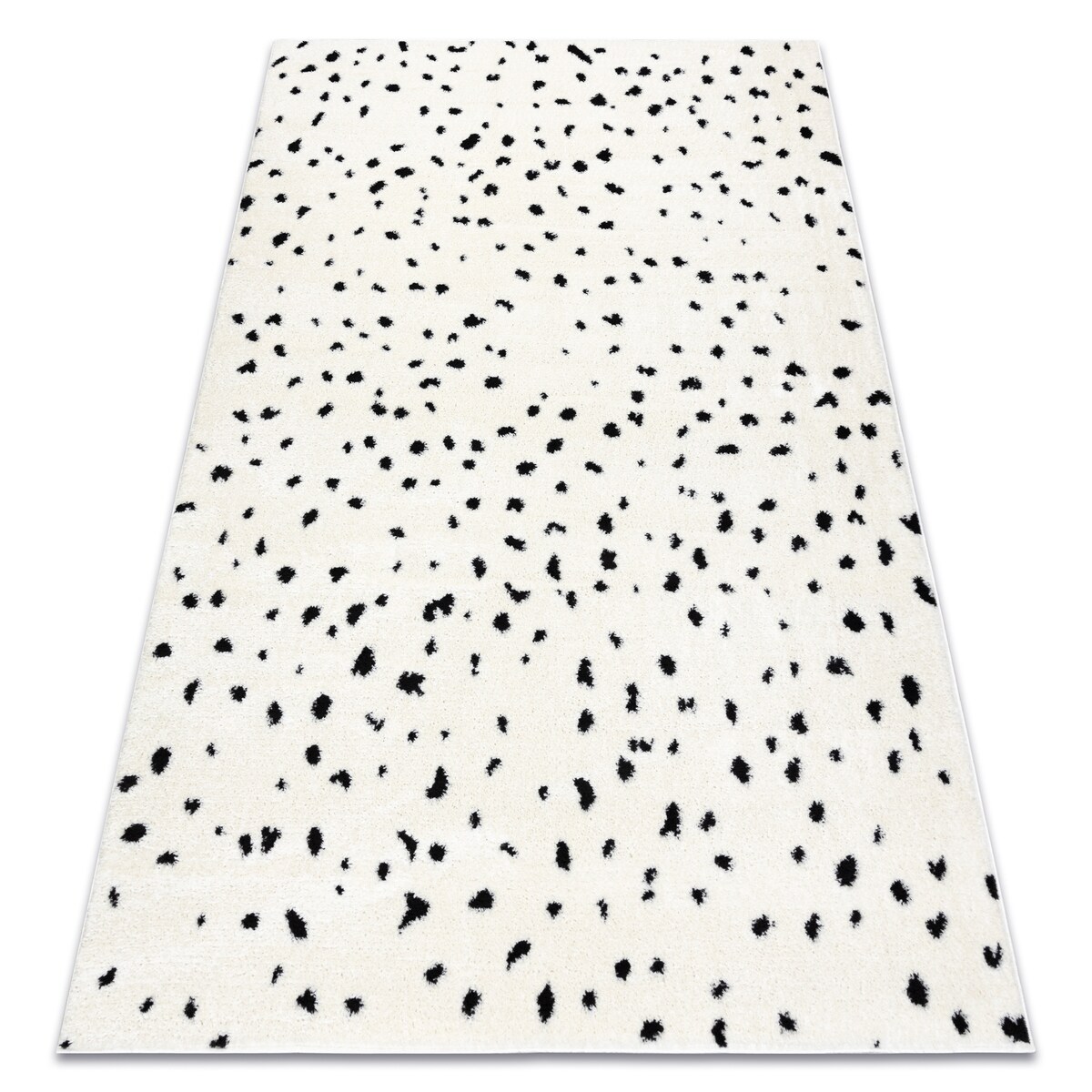 Dywan MODE 8508 kropki krem / czarny 160x220 cm