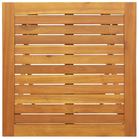 vidaXL Składany stół ogrodowy Kwadratowy 60x60x72 cm z litego drewna akacjowego