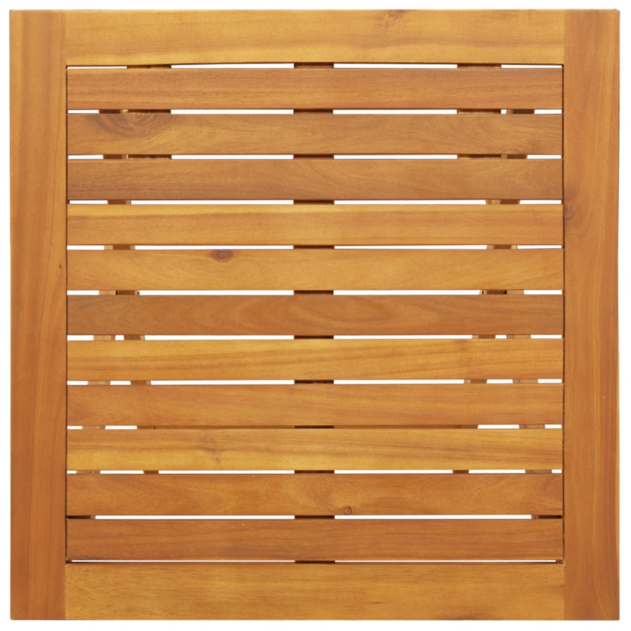 vidaXL Składany stół ogrodowy Kwadratowy 60x60x72 cm z litego drewna akacjowego