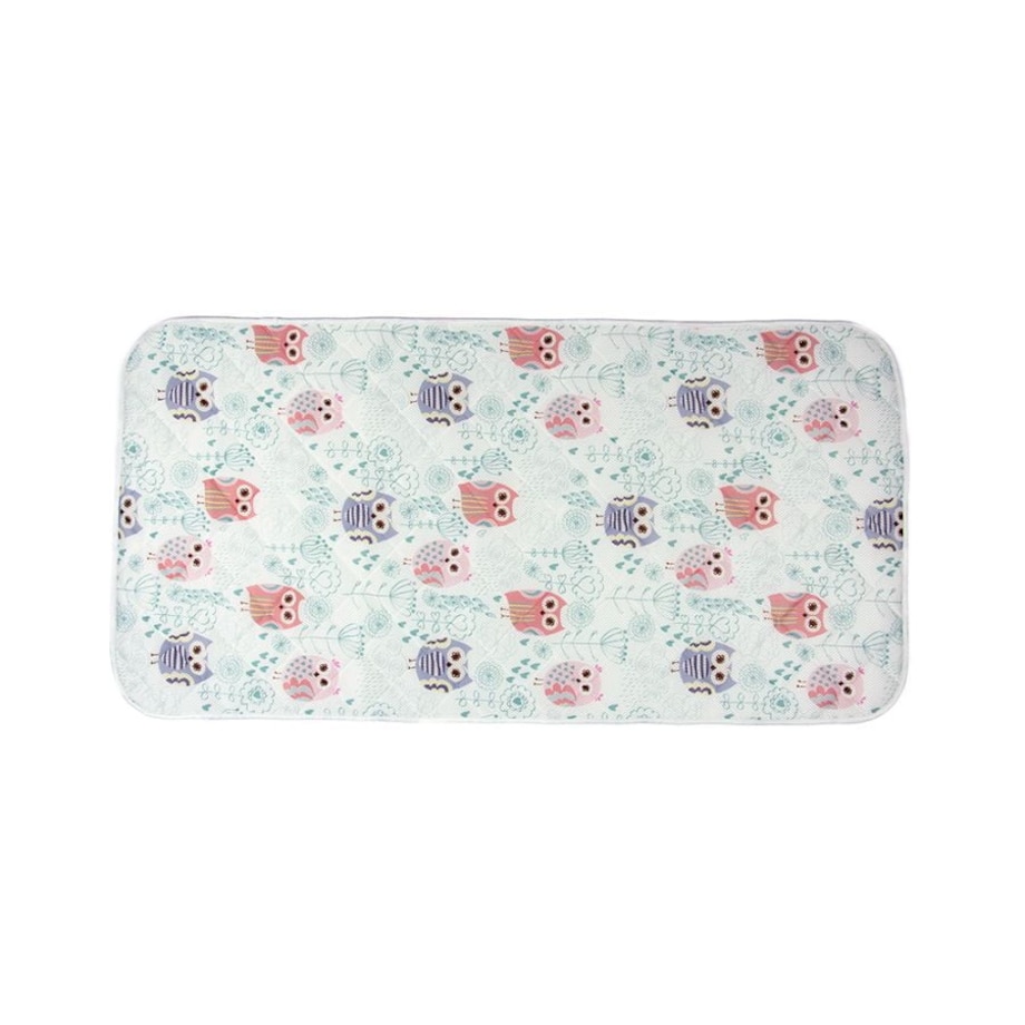 Top na materac 60x120 cm ochraniacz- DREAM Sowy