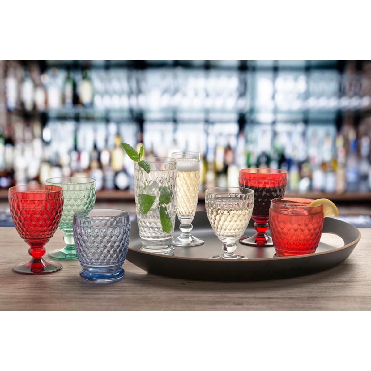 Kieliszek do szotów czerwony Boston Coloured, Villeroy & Boch