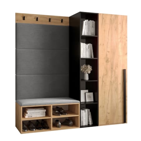 Garderoba do przedpokoju Abiks MIRO 1 craft+manila16